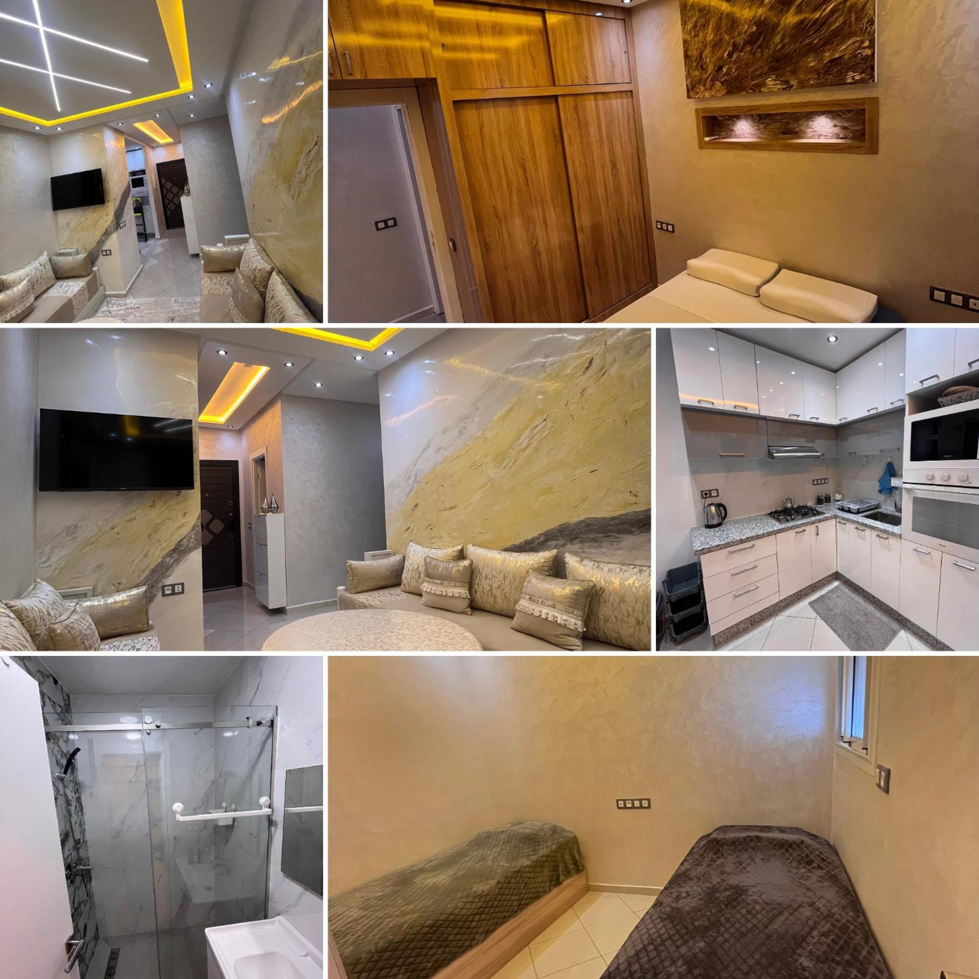 Appartement Renove Avec Style Et Parking Surveille マラケシュ エクステリア 写真