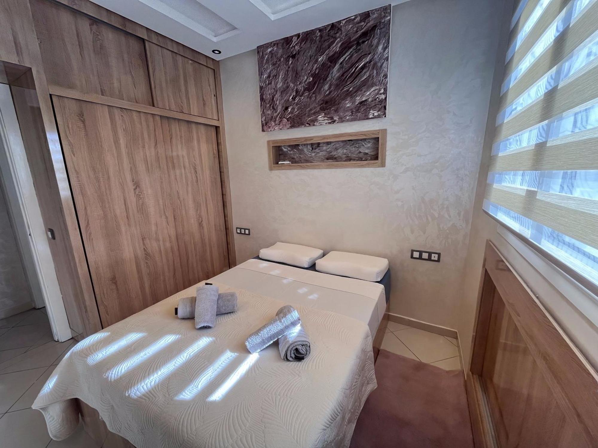 Appartement Renove Avec Style Et Parking Surveille マラケシュ エクステリア 写真
